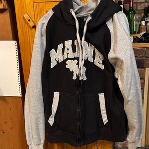 Black and Gray Utility Jacket